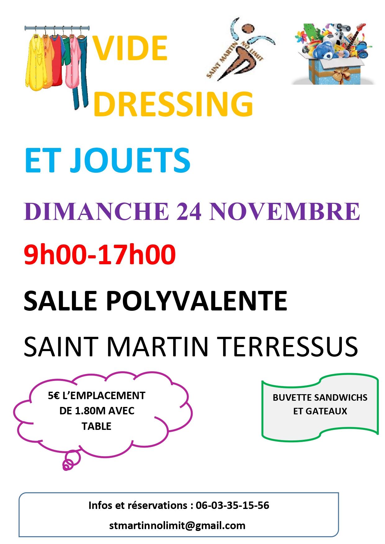 Vide dressing et jouets